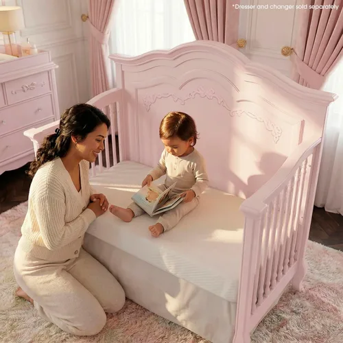 Vista 8 de evolur Aurora 5-in-1 Convertible Crib