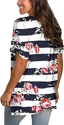 Vista 4 de Camisa para mujer, estilo casual, con estilo, camisas de manga larga para mujer