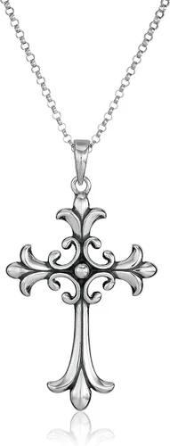 Vista 9 de Amazon Essentials . Collar con colgante celta de plata de ley 925 para mujer, cadena Rolo de 18 pulgadas, joyería hipoalergénica para mujer