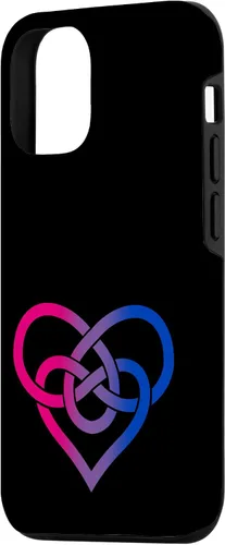 Vista 2 de Funda LGBTQ bisexual para iPhone 15 con corazón irlandés sutil del día de San Patricio