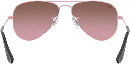 Vista 3 de Ray-Ban Gafas de sol para niños, montura rosa, lentes rosas, 1.969 in