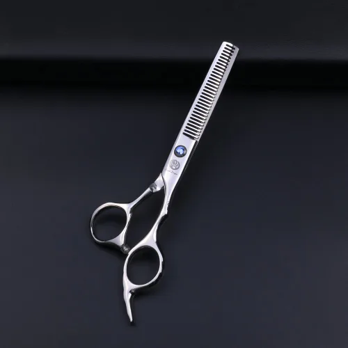 Vista 4 de Purple Dragon Juego de tijeras profesionales de 6.0 pulgadas para adelgazar el cabello, perfecto para estilista o uso doméstico