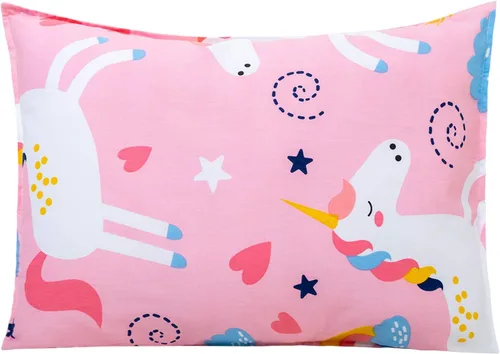 Vista 9 de Cottonblue - Almohada infantil con funda de almohada de algodón orgánico, 14 x 19 pulgadas