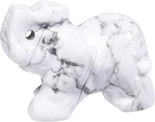 Vista 8 de Estatua de cristal de elefante tallada a mano, escultura de animal guardián de oficina en casa, decoración de 1.5 pulgadas, obsidiana negra