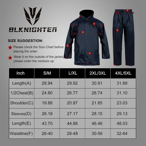 Vista 7 de Chaqueta impermeable de seguridad para hombre, reflectante, de PVC, impermeable, azul marino