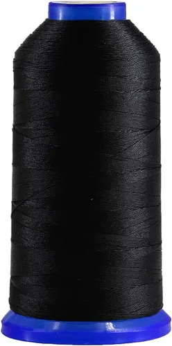 Vista 18 de Selric [1200 yardas/26 colores disponibles] Tex 135 Hilo de nailon unido para costura de cuero 420D/3 T135#138 Hilo de tapicería resistente