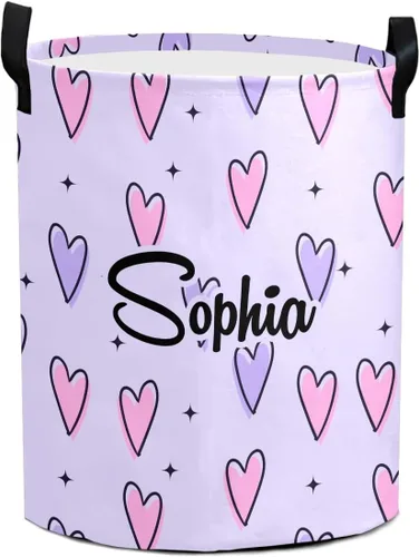 Vista 10 de Cesta de lavandería personalizada con estrella dorada con nombre y texto, impermeable, para dormitorio, sala de estar, cesta de almacenamiento