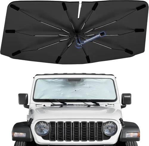 Vista 73 de Sombrilla Parasol para Parabrisas para Mazda 3 2014-2026, Parasol Plegable para Coche para Ventana Delantera, Visera Protectora Solar Altamente