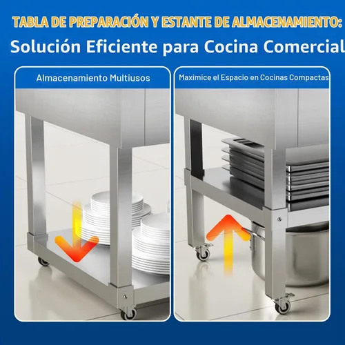 Vista 6 de TOPKITCH - Mesa de vapor eléctrica, 220 V, 5 sartenes independientes GN de 19.5 L (5 x 750 W), control de temperatura independiente, cubierta