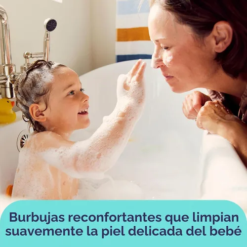 Vista 5 de Hello Bello Baño de burbujas para bebé, aroma suave de vainilla de coco, 10 onzas