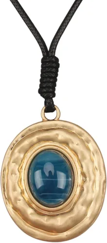 Vista 22 de Collares bohemios para mujer, colgante largo de madera, collar vintage, collar de cadena de suéter, joyería hecha a mano Collar de cuentas