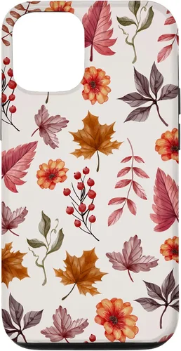 Vista 28 de Halloween Pattern Fall Leaves Pattern - Autumn Season Case for iPhone 17