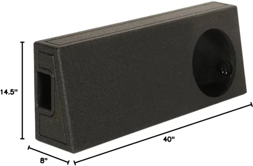 Vista 10 de Rockville W12T4S2 12 "1400w Subwoofer en detrás del asiento portado caja del recinto del camión