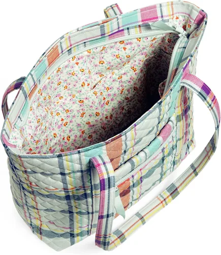 Vista 3 de Bolso tote Vera pequeño para mujer, algodón