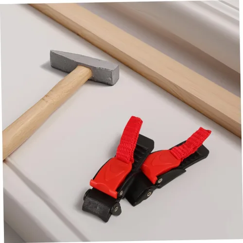 Vista 9 de SOLUSTRE 4 hebillas de liberación rápida, ajuste de pompón duradero para sombreros de seguridad, accesorio conveniente para varios cascos, diseño