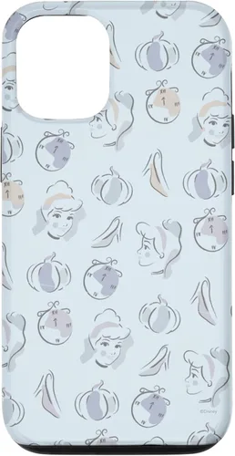 Vista 28 de Disney Carcasa para iPhone 17, diseño de acuarela de Cenicienta, color azul