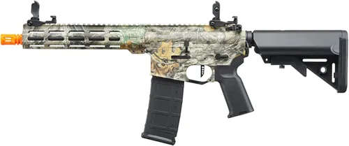 Vista 8 de Lancer Tactical Viking 7" MLOK Proline Series M4 Airsoft Rifle w/Crane Stock Negro