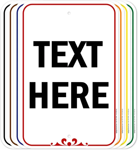 Vista 32 de My Sign Center (Prestige) - Letrero personalizado, para negocios, uso en interiores y exteriores, 7 x 10 pulgadas, libre de óxido, aluminio 040