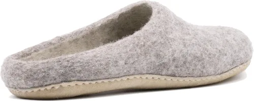 Vista 6 de Nootkas Pantuflas tipo mule para mujer de lana merino de fieltro 'Astoria