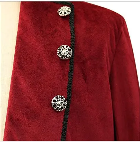 Vista 4 de Crubelon Chaqueta steampunk vintage para hombre, estilo gótico, victoriano, uniforme de Halloween