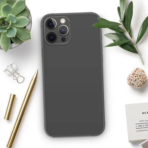 Vista 7 de DesignSkinz Kit de calcomanías de cuerpo completo compatible con iPhone 15 Plus, color gris oscuro sólido