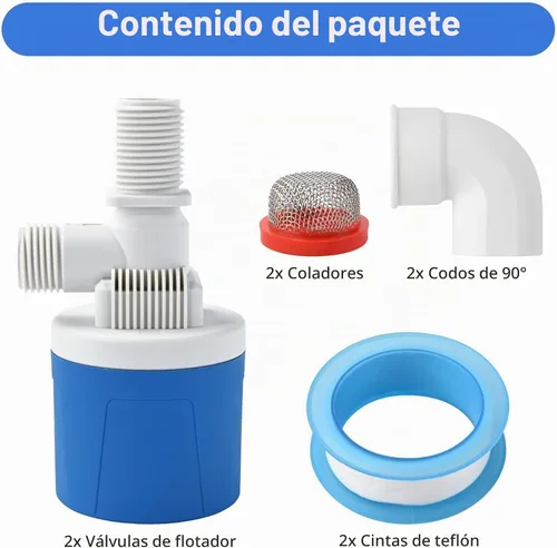 Vista 8 de Válvula de flotador de pulso de agua de entrada superior Aquapulse de 1/2 pulgada, sistema automático de control de nivel de agua, mini válvulas
