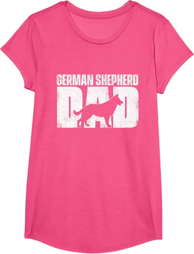 Vista 60 de Camiseta de pastor alemán para el día del padre del dueño de perros caninos, Negro
