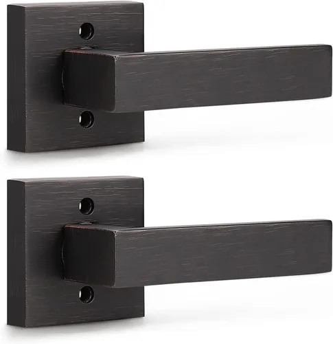 Vista 68 de KNOBWELL - Juego de cerradura con 1 picaporte resistente para puertas de una cara, ideal para puertas interiores reversibles, 0.93 libras