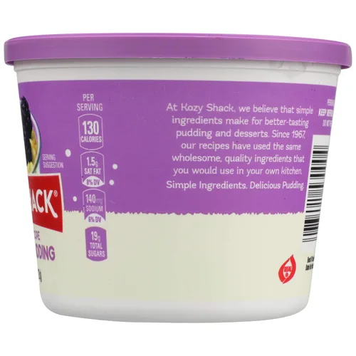 Vista 6 de Kozy Shack Receta original de pudín de tapioca, envase de 22 oz