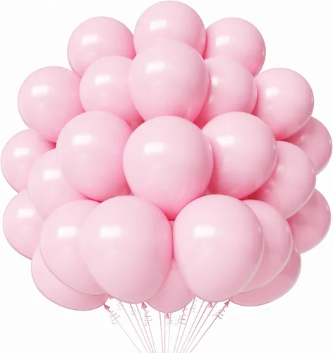 Vista 12 de Globos de látex dorados, 55 globos dorados metálicos de 12 pulgadas con 1 cinta para cumpleaños, graduación, baby shower, decoración de fiesta