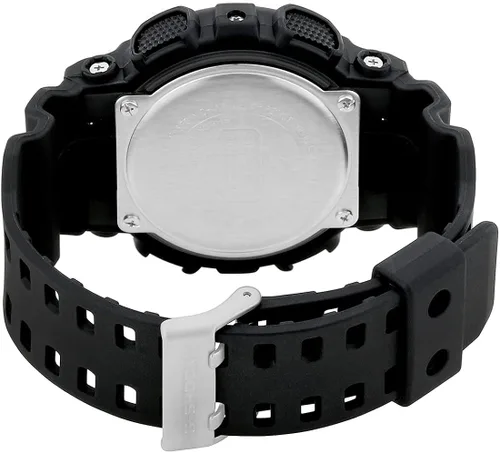Vista 5 de Casio G-Shock Ana-digi World Time Reloj para hombre con esfera negra #GA110-1B, Negro
