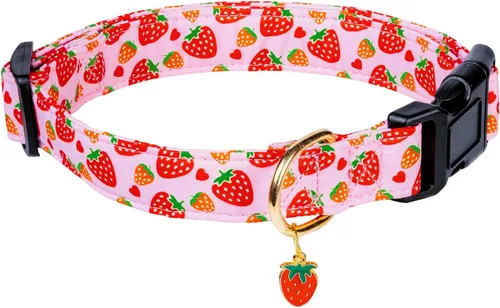 Vista 8 de PREHAI Collar de Algodón Lindo para Perros Pequeños, Medianos y Grandes, Diseño Especial Collar Amarillo Lindo de Abeja para Perros Chicos y Niñas