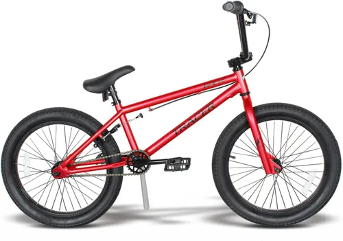Vista 11 de Tracer Edge Freestyle - Bicicleta BMX para hombre y mujer, para principiantes y avanzados, marco de acero para adultos, ruedas de 20 pulgadas