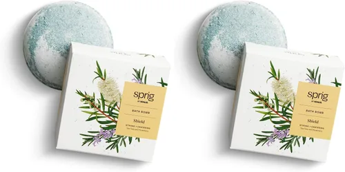 Vista 17 de Sprig by Kohler Bomba de baño de eucalipto + menta, botánicos naturales e ingredientes de primera calidad para el cuidado de la piel