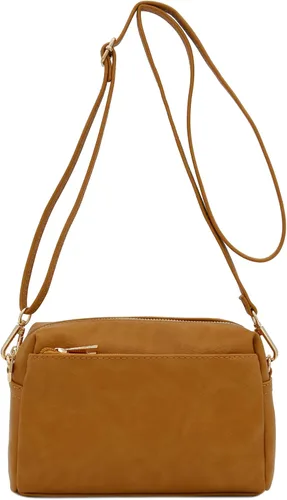 Vista 87 de FashionPuzzle Triple Zip Small Crossbody Bag