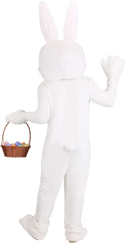 Vista 4 de Disfraz adulto de conejo de Pascua