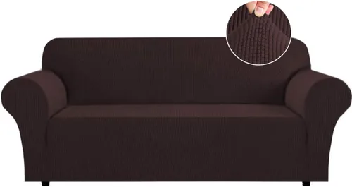 Vista 65 de Funda para futón Flamingo P de gran elasticidad sin brazos - Funda para sofá futón de tamaño completo y queen, de jacquard suave y grueso