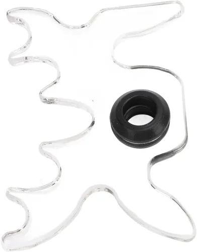 Vista 2 de Drfeify Cabeza de puente de taco de billar de acrílico transparente, soporte para palo de billar, accesorio para taco de billar de nueve bolas