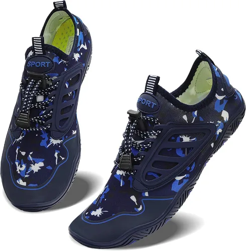 Vista 6 de Zapatos de agua para mujeres y hombres, zapatos de playa, zapatos de natación, zapatos descalzos, zapatos de senderismo, surf y caminar