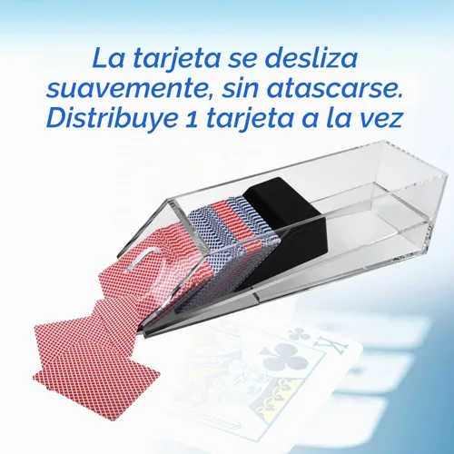 Vista 5 de GSE - Zapato de acrílico transparente para blackjack, capacidad para 6
