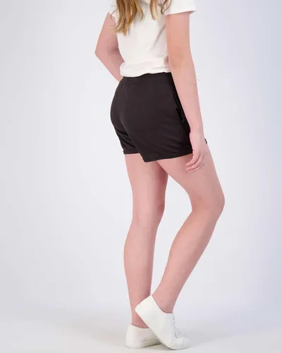 Vista 5 de Real Essentials Paquete de 4 pantalones cortos deportivos de malla para niñas con bolsillos