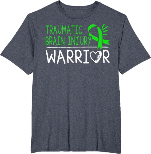Vista 62 de Camiseta de lesión intracraneal - Camiseta de conciencia TBI, Negro, S