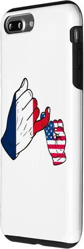 Vista 16 de iPhone XR Parent and child France USA family Case