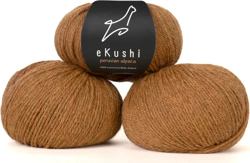 Vista 83 de 100% Hilo de Alpaca Baby para Tejer y Ganchillo - 1 Cono de Hilo Premium DK - Ligero, Hipoalergénico y Térmico Hecho en Perú - Ideal para Proyectos