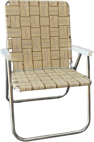 Vista 9 de Lawn Chair USA - Sillas de exterior para campamento, deportes y playa Lawn Chair USA - Sillas fabricadas con marcos de aluminio ligeros y cinchas