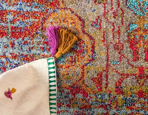 Vista 5 de Unique Loom Vita Collection - Alfombra de área, 2' x 6' 7, azul claro