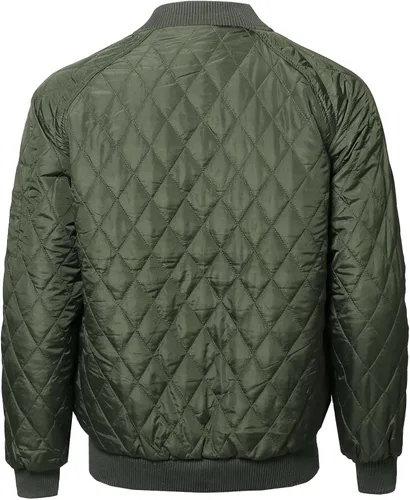 Vista 2 de Youstar Chaqueta bomber acolchada básica casual para hombre