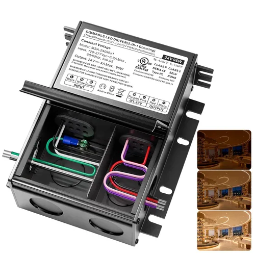 Vista 10 de REYLAX Controlador LED regulable 5 en 1 24 V 150 W, CA a CC 24 V