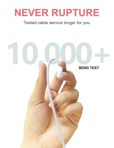Vista 6 de Cable de carga de repuesto magnético USB DC (0.236 in/0.24 pulgadas)