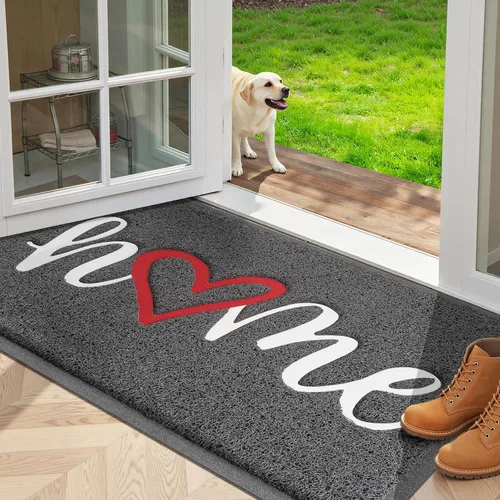 Vista 12 de StepLively Tapete de Puerta Alfombra de Bienvenida para Interiores y Exteriores, Tapete de Bienvenida de Perfil Bajo y Antideslizante para Entrada